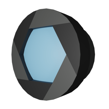 Diaphragm 3D Icon Illustration png
