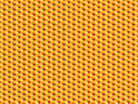 golden wave curve for Asian festival culture new year pattern background design vector