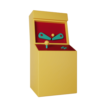 Pinball 3D Illustration png
