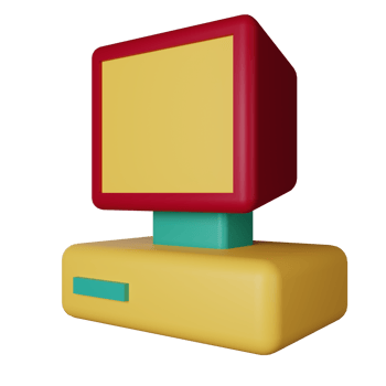 Computer 3D Illustration png