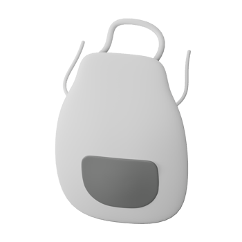 Apron 3D Icon Illustration png