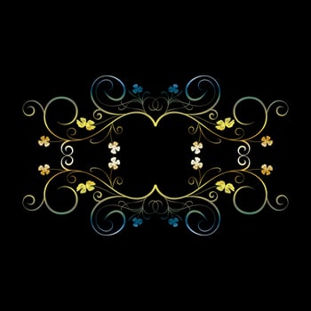 Decorative frames, Retro ornamental frame, Vintage rectangle ornaments and ornate border vector