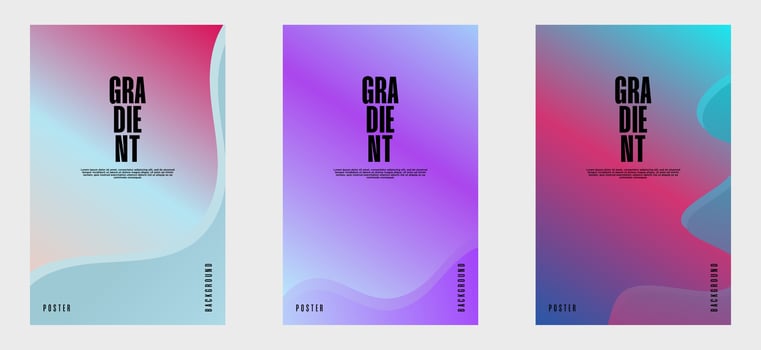 Collection of creative cover or poster concepts in modern minimalist style for corporate identity, branding, social media advertising, promos. Minimalist cover design vector