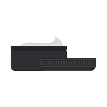 Face moisturizer flat illustration vector