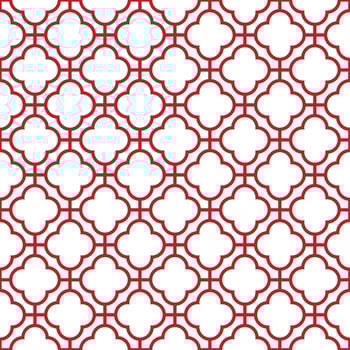 Seamless geometric pattern with Chinese and Japanese style vector