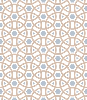 Seamless geometric pattern with Chinese and Japanese style vector