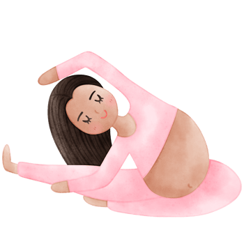 Pregnant Yoga, Woman, Meditate png