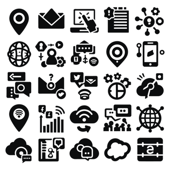 Social media icons PNG file