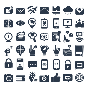 Social media icons PNG file