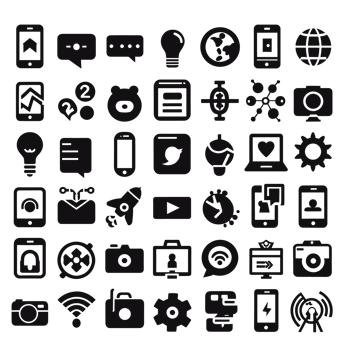 Social media icons PNG file