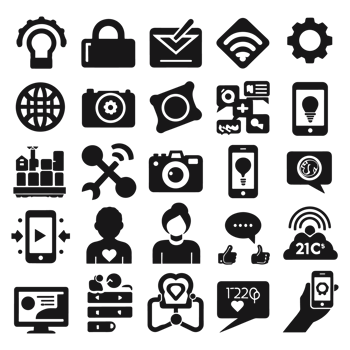 Social media icons PNG file