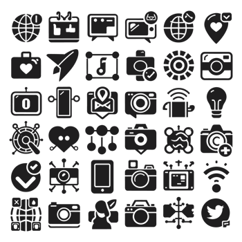 Social media icons PNG file