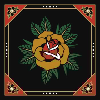 Rose vector art