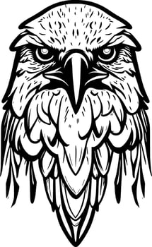 bird cartoon black vector