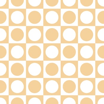 Seamless circle pattern with a modern  style vector