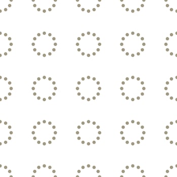 Seamless circle pattern with a modern  style vector