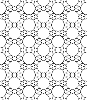 Black seamless abstract pattern. Overlay for background and backdrop. Ornamental design. PNG graphic illustration with transparent background.