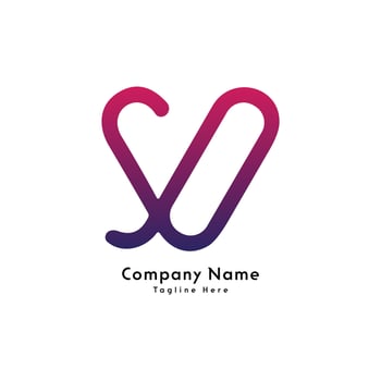 V letter stethoscope shape creative logo design icon vector