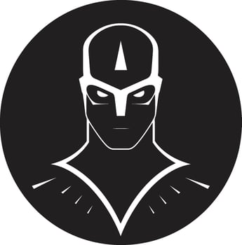 Stalwart Strike Hammer Mans Mark Superhuman Sledge Hammer Man Vector Illustration
