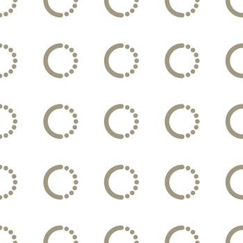 Seamless circle pattern with a modern  style vector