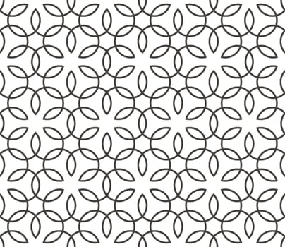 Seamless circle pattern with a modern  style vector