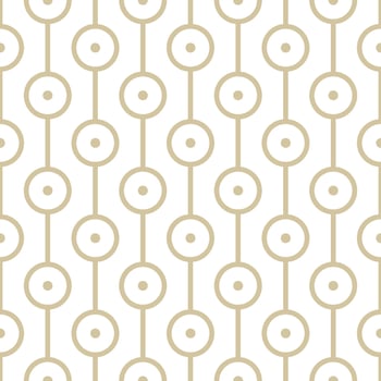 Seamless circle pattern with a modern  style vector