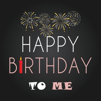 Happy Birthday template vector