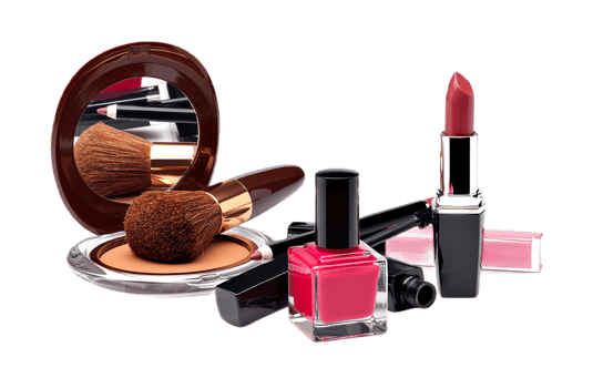 Cosmetics products transparent background fashion outfit profucts png