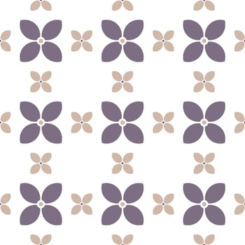 Seamless floral pattern with a modern  style vector