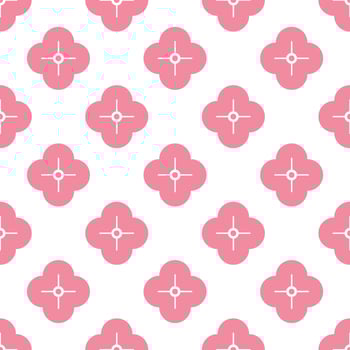 Seamless floral pattern with a modern  style vector