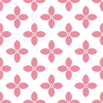 Seamless floral pattern with a modern  style vector