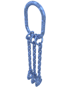 Crane hook close-up scene isolated on background. 3d rendering - illustration png