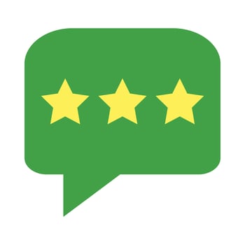 Feedback Vector Flat Icon For Personal And Commercial Use.
