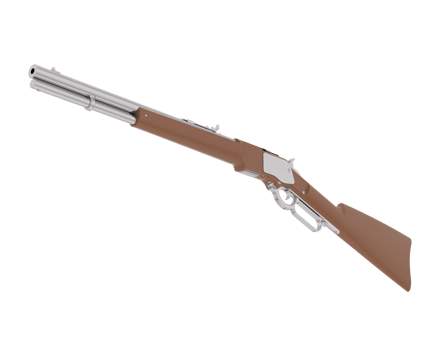 Shotgun isolated on background. 3d rendering - illustration png