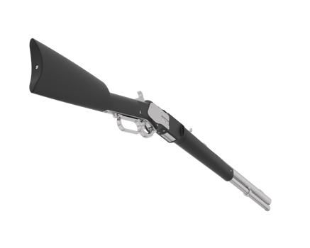 Shotgun isolated on background. 3d rendering - illustration png