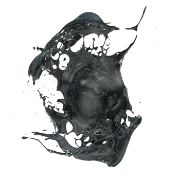 Liquid splash on background. 3d rendering - illustration png