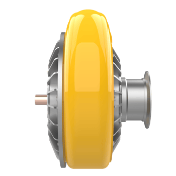Car engine  turbine isolated on background. 3d rendering - illustration png