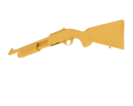 Shotgun isolated on background. 3d rendering - illustration png