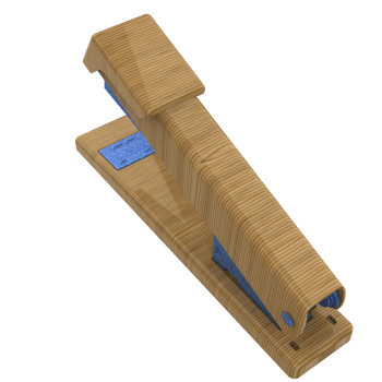 Staple close-up scene isolated on background. 3d rendering - illustration png
