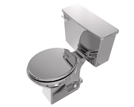 Toilet isolated on  background. 3d rendering - illustration png