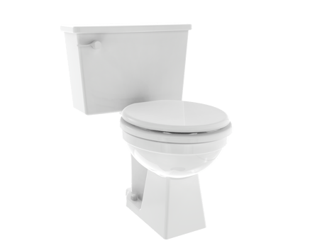 Toilet isolated on  background. 3d rendering - illustration png