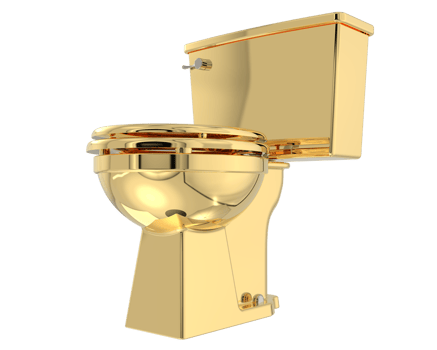 Toilet isolated on  background. 3d rendering - illustration png