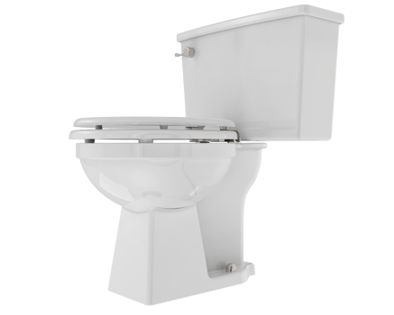 Toilet isolated on  background. 3d rendering - illustration png
