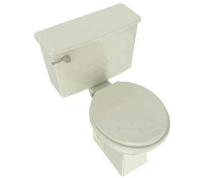 Toilet isolated on  background. 3d rendering - illustration png