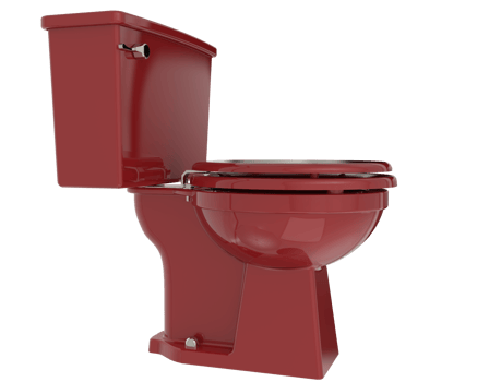 Toilet isolated on  background. 3d rendering - illustration png