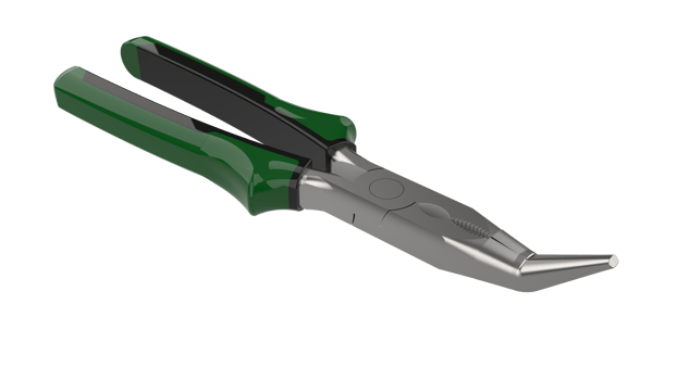 Pliers close-up scene isolated on background.  3d rendering - illustration png