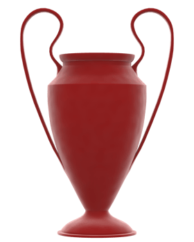 Trophy on background. 3d rendering - illustration png