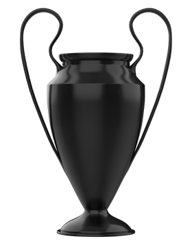Trophy on background. 3d rendering - illustration png