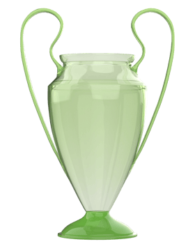 Trophy on background. 3d rendering - illustration png