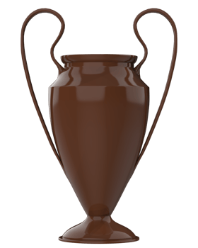 Trophy on background. 3d rendering - illustration png